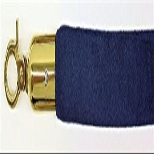 212 Main 96 in. Velour Rope with Gold Closable Hook - Blue