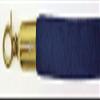 212 Main 96 in. Velour Rope with Gold Closable Hook - Blue view 1