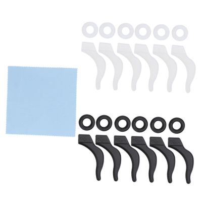 BCOATH Silicone Glasses Leg Sleeves Non-Slip Eyeglasses Accessory Hinge and Round Cover