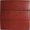 Rustic Quaint Shutter Corner TV Stand in Rustic Red view 1