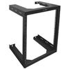 15U Wall Mount 18 in. Deep Open Frame Server Room Rack for 19 in. Network Data Computer Equipment Black view 1
