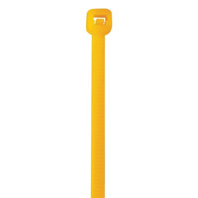 18 in. No.of 50 Fluorescent Orange Cable Ties