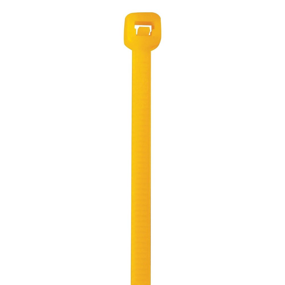 18 in. No.of 50 Fluorescent Orange Cable Ties
