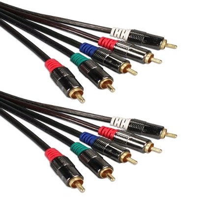 25 ft. HDTV 5RCA Premium Component Audio & Video Combo Cable Kit - Smoke - 25 ft.