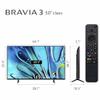 Sony 50-Inch Class 4K Ultra HD BRAVIA 3 LED Smart TV with Google TV, Dolby Vision HDR, and Exclusive Features for PlayStation5 (K-50S30) view 2
