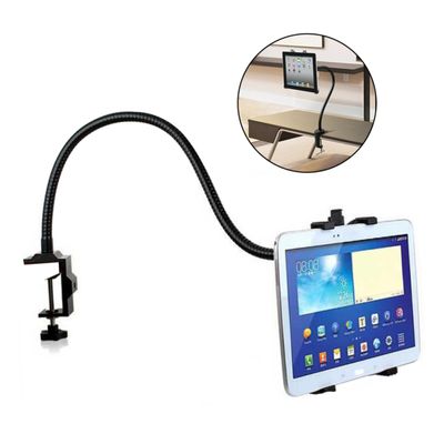 OSALADI Multifunctional Tablet Clip Mount 360 Rotating Stand for Tablets Smartphones 5-11''