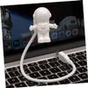 OSALADI USB Astronaut Night Light Flexible Led Laptop Lamp for Reading Portable USB Light for Home Office and Travel Family and Friends view 4