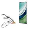 BoxWave Adapter Compatible with Huawei Mate 60 Pro - Micro SD Card miniReader, USB Type-C OTG Reader USB3.0 Adapter Keychain - Metallic Silver view 1