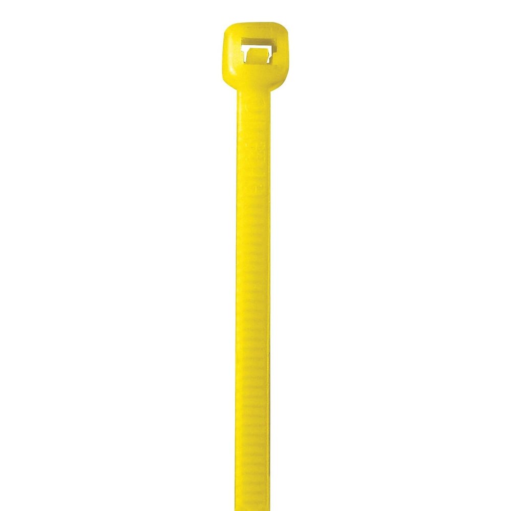 18 in. No.of 50 Yellow Cable Ties