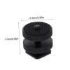 OSALADI 3pcs Dual Layer Cold Shoe Mount Adapter Screw Flash Bracket for DSLR Camera Versatile Photography Accessory for Light Stand and Microphone Use view 2