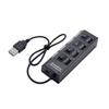 OSALADI USB Hub Port Splitter Individual Off Compact USB Divider for Laptop Computer and Travel Lightweight Design Black view 2