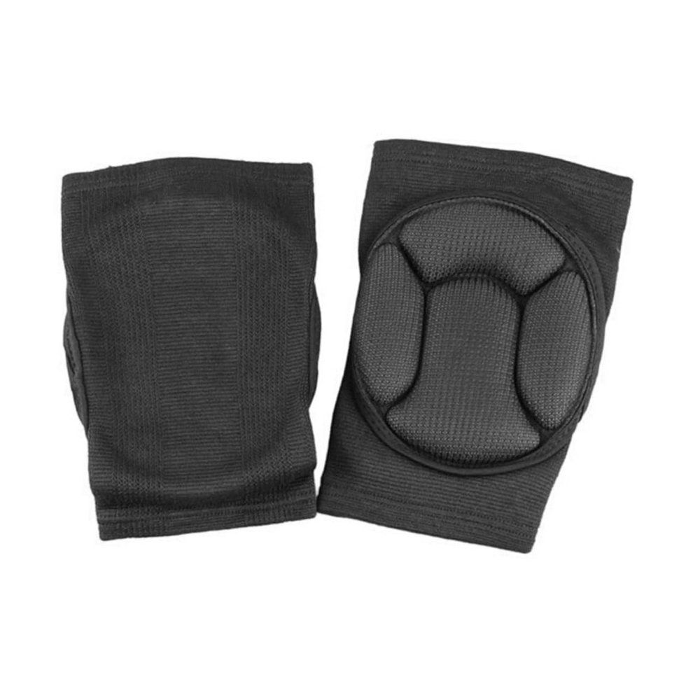 KICHOUSE Safety Kneepads for Cycling Mountaineering Hiking Black Sponge Pads Elastic Support