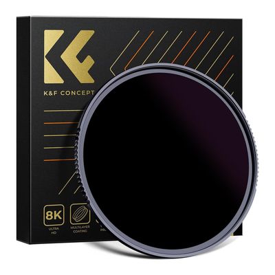 K&F CONCEPT 77mm ND100000(16.6 Stops) ND Lens Filter Neutral Density Lens Filter with 28 Multi-Layer Coatings (Nano X Series)