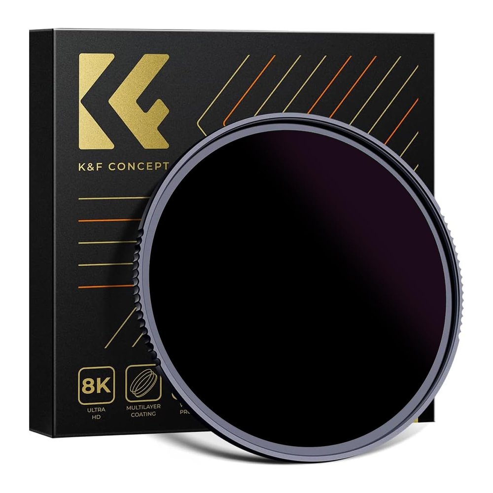K&F CONCEPT 77mm ND100000(16.6 Stops) ND Lens Filter Neutral Density Lens Filter with 28 Multi-Layer Coatings (Nano X Series)