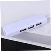 OSALADI 1pc USB Ethernet Adapter Port USB Hub Compact External Network Card for Pc Compatible Plug Play Supports White view 3