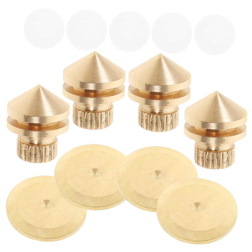 CIYODO 4pcs Speaker Isolation Feet High-Strength Construction for Vibration Reduction Speaker Spikes Pads for Audio Equipment