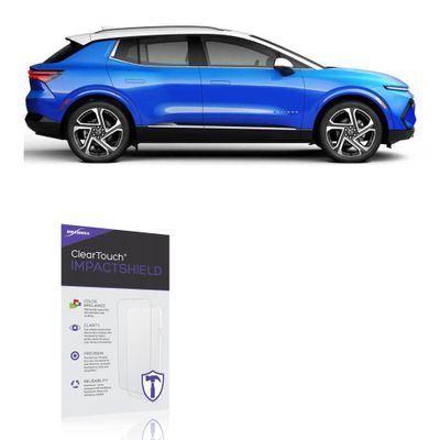 BoxWave Screen Protector Compatible with Chevrolet 2024 Equinox EV Display (17.7 in) - ClearTouch ImpactShield (2-Pack), Impenetrable Screen Protector Flexible Film