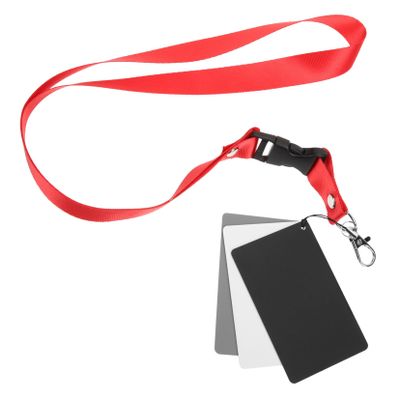 OSALADI 4pcs Portable Grey Balance Cards for Accurate Camera Calibration Exposure Cards for Video and Photography