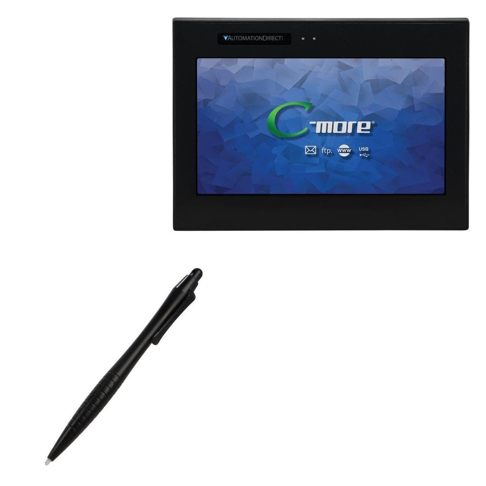 BoxWave Stylus Pen Compatible with C-More CM5-T10W - DirectTip Resistive Stylus, DirectTip Resistive Stylus - Jet Black