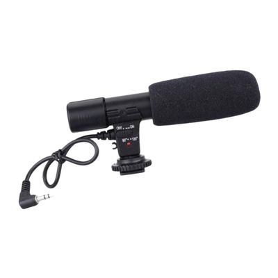 OSALADI Interview Microphone for DSLR Cameras Camcorders and Smartphones Lightweight High Definition Audio Recording with Pickup Distance for Filmmakers and Photographers