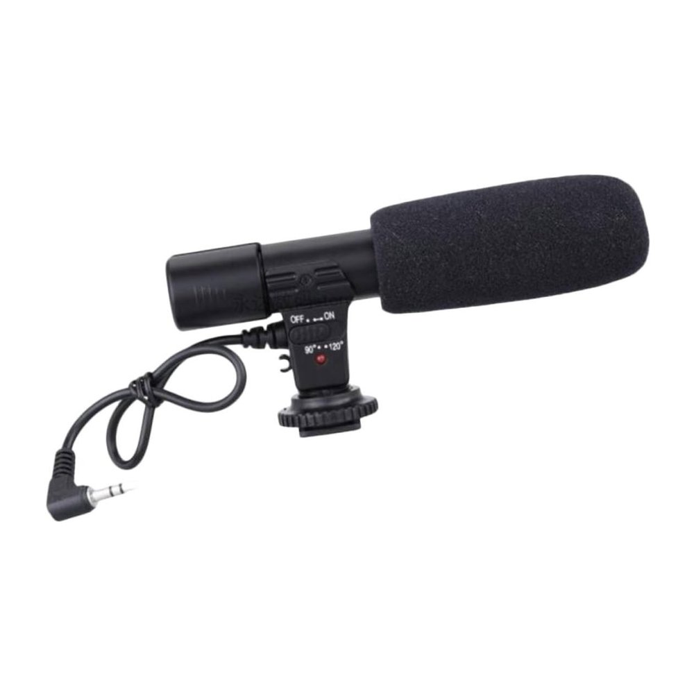 OSALADI Interview Microphone for DSLR Cameras Camcorders and Smartphones Lightweight High Definition Audio Recording with Pickup Distance for Filmmakers and Photographers