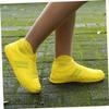 LIOOBO 3pairs Silicone Shoe Covers Slip Overshoes for Rainy Days Thick Silicone Rain Boot Protectors Fits Includes and Colors view 2