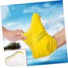 LIOOBO 3pairs Silicone Shoe Covers Slip Overshoes for Rainy Days Thick Silicone Rain Boot Protectors Fits Includes and Colors view 4