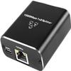 Ethernet Splitter Adapter RJ45 Cable LAN Network Internet 1 in 2 Output with USB Type-C Power Cable for Cat5/5e/6/7/8 view 1