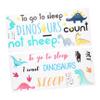 Zerodeko Dinosaur Design Wall Stickers 2 Sheets Removable Decal for Children's Bedroom Decor view 1