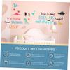 Zerodeko Dinosaur Design Wall Stickers 2 Sheets Removable Decal for Children's Bedroom Decor view 4