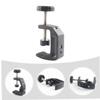 ETHZZLE Camera c Clamp Desktop Mount Clip for DSLR Led and Tripod Easy to Install Durable Alloy Holder for Photographers and Lighting Engineers Black Small view 4