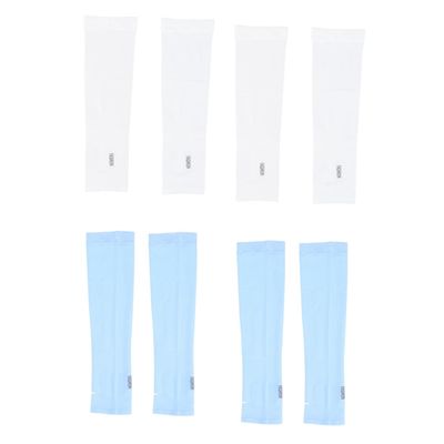 LIOOBO Men's Women's Ice Silk Sun Protection Sleeves Uv Blocking Arm Guards for Cycling Fishing Outdoor