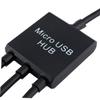 OSALADI 3-in-1 Micro USB Hub Adapter OTG Cable Fast Data Transfer TPE Mice Keyboards view 2