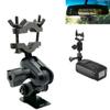 LycoGear Radar Detector Rearview Mirror Stem Mount for for Cobra RAD 500G 480i 450 450 350 SPX 955 & Selected Radar Detectors Below view 4