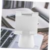 OSALADI Desktop Tablet Stand Multi-Angle Adjustable Holder Lightweight Aluminum Charging Dock Sticky Suction Base for Phones E-Readers and Tablets Silver Finish view 2
