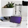 OSALADI Desktop Tablet Stand Multi-Angle Adjustable Holder Lightweight Aluminum Charging Dock Sticky Suction Base for Phones E-Readers and Tablets Silver Finish view 3