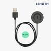 kwmobile Charger Cord Compatible with iTOUCH Air 3 / Sport 3 / AIR SE/Explorer 3 - Charger for Smart Watch USB Cable - Black view 3