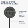 kwmobile Charger Cord Compatible with iTOUCH Air 3 / Sport 3 / AIR SE/Explorer 3 - Charger for Smart Watch USB Cable - Black view 4