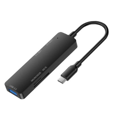 OSALADI 1pc Type-c USB Hub Multifunctional Data Expansion Compact Card Reader USB Ports for Laptops and Business