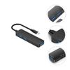 OSALADI 1pc Type-c USB Hub Multifunctional Data Expansion Compact Card Reader USB Ports for Laptops and Business view 2