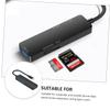OSALADI 1pc Type-c USB Hub Multifunctional Data Expansion Compact Card Reader USB Ports for Laptops and Business view 4