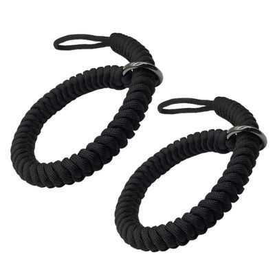 OSALADI 2pcs Photography Camera Lanyard Woven Parachute Rope Quick Release Strap