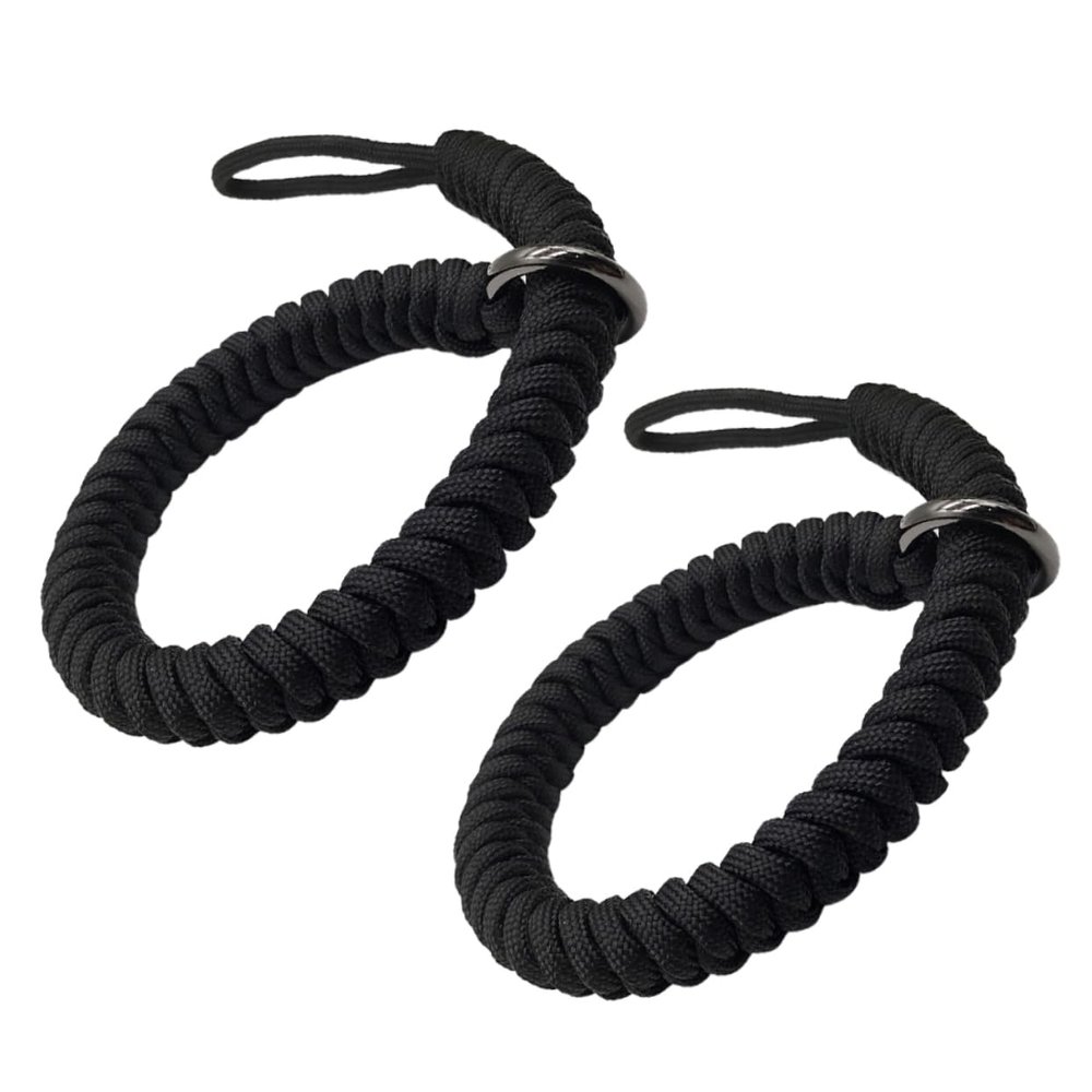 OSALADI 2pcs Photography Camera Lanyard Woven Parachute Rope Quick Release Strap
