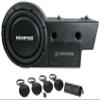 Audiosavings Bundle: (1) JBL Cruise X 4 Speaker Bluetooth Audio System w/4 Ch. Amplifier for ATV/UTV/RZR Bundle with (1) Memphis GEN10SE 400w 10" Powered Subwoofer+Enclosure for 2016 (Items 2) view 1