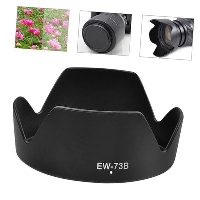 OSALADI Universal Tulip Lens Hood for 700d 650d 70d 60d 18-135mm Ef-s Lens Ew73b Fit Anti-Flare Quick Attachment