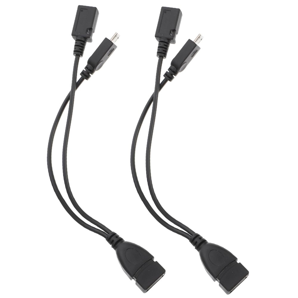 ETHZZLE 2pcs USB to USB Adapter OTG Converter for Mobile Devices and Tablets Compact Design for Easy Connectivity for Data Transfer and Charging
