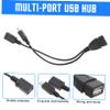 ETHZZLE 2pcs USB to USB Adapter OTG Converter for Mobile Devices and Tablets Compact Design for Easy Connectivity for Data Transfer and Charging view 4