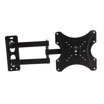 OSALADI Articulating Tv Wall Mount Bracket for Flat Panel LCD Tv Swivel Tilt and Extendable Design Easy to Install Black Finish