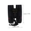 ETHZZLE Folding Binoculars High Magnification for Bird Watching Hiking and Concerts Compact Miniature Design Easy and Objective Lens view 2