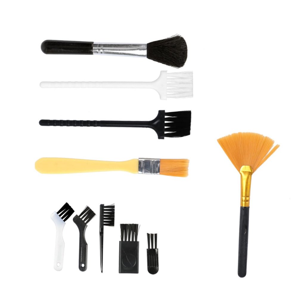 OSALADI 10pcs Cleaning Brush Lint Brush Computer Screen Cleaner for Keyboard Phone Computer Random Color